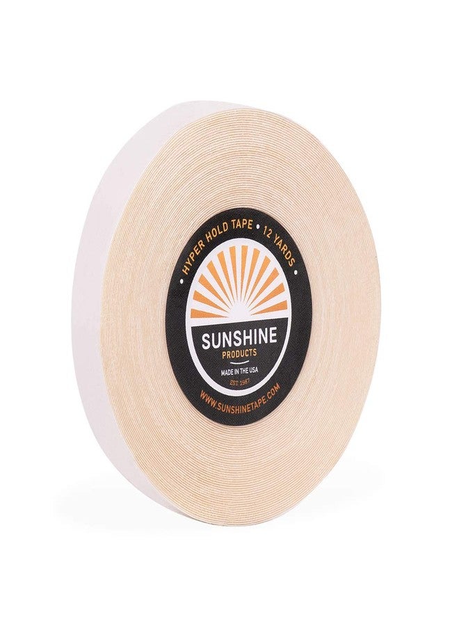 Sunshine Tape | Hyper Hold No Shine Wig Tape Roll | 3/4" x 12 YDS | Bonding Clear Double Sided - Image 1